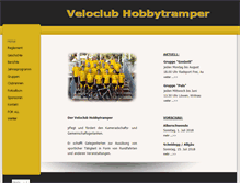 Tablet Screenshot of hobbytramper.ch